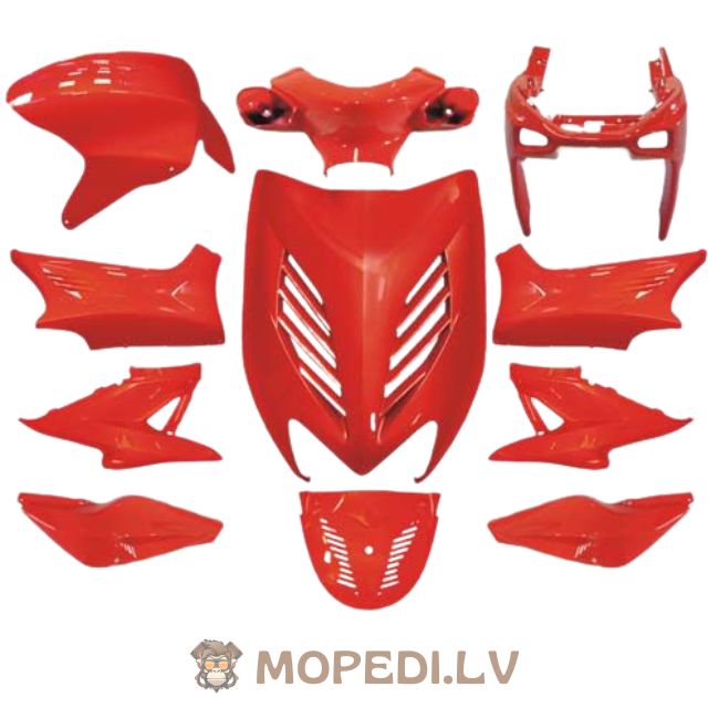 DMP Special Red body work set 11-parts will fit Yamaha Aerox