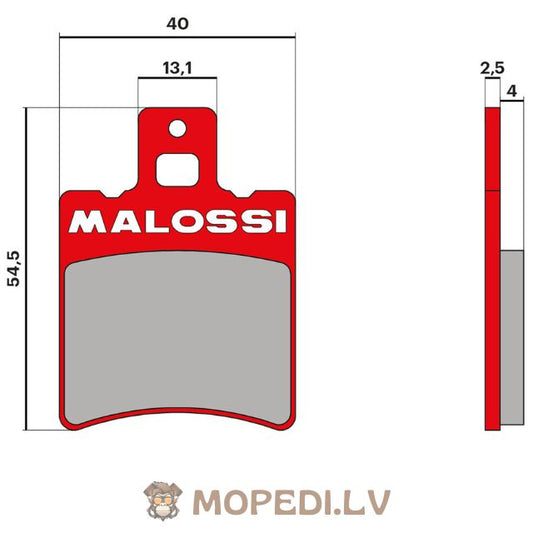 Malossi MHR Brake Pads Piaggio