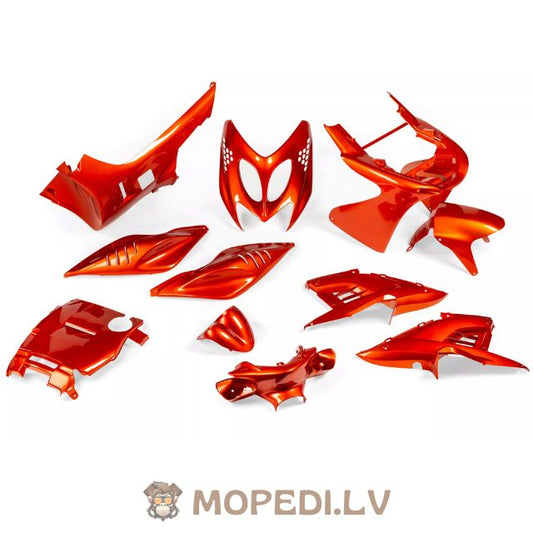 11-pieces plastic kit for Yamaha Aerox orange