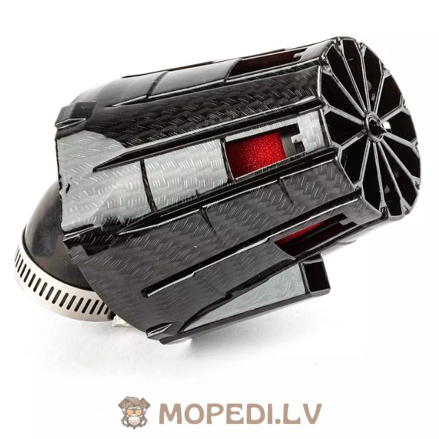 STR8 Air Filter E5 angled 45 d.35mm carbon / red
