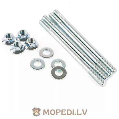 Cylinder Stud Bolts x4 M7x110mm AM6 / Derbi