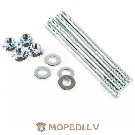 Cylinder Stud Bolts x4 M7x110mm AM6 / Derbi