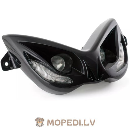 STR8 EVO 2 w/ blue LEDs Yamaha Aerox black